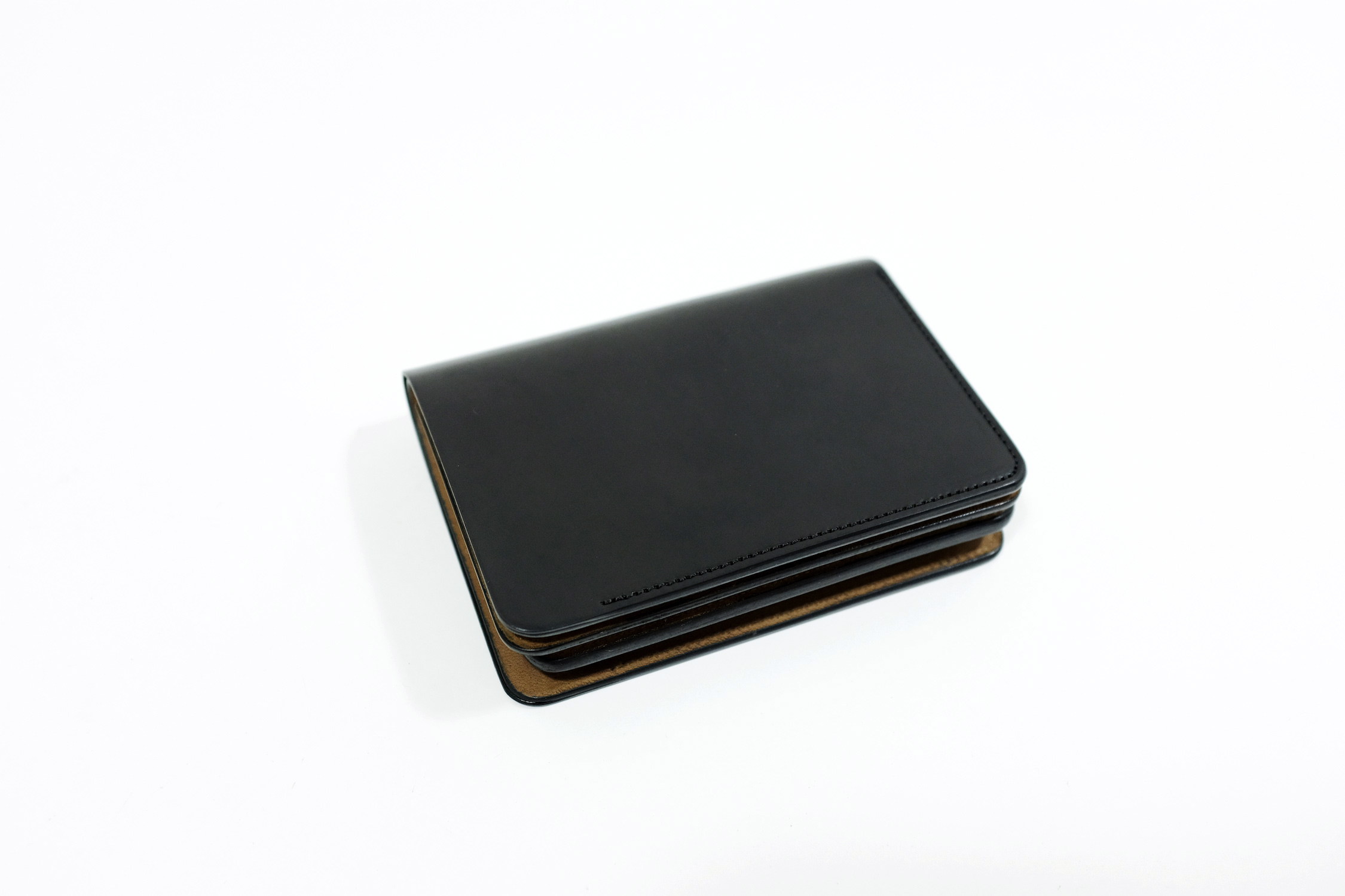 新品 forme Cordovan Short Wallet Black noonaesthetics.com