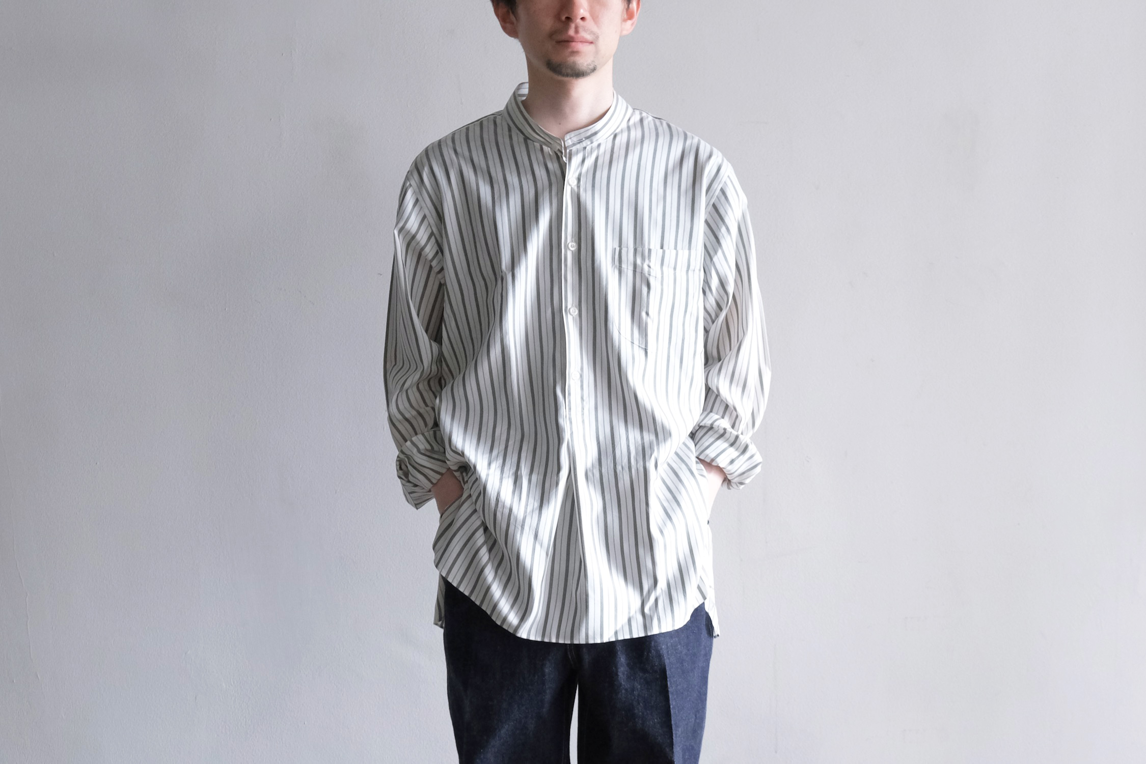 MAATEE&SONS SILK PULLOVER SHIRTS シルク シャツ