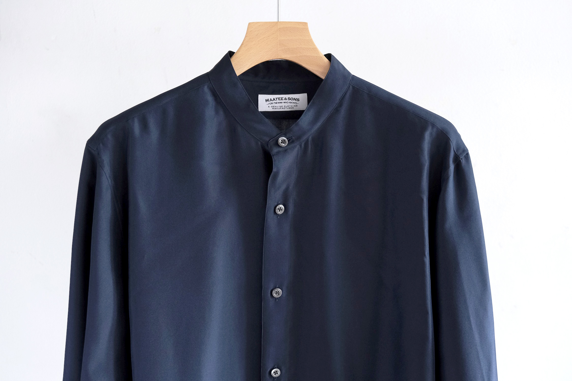 maatee&sons シルク シャツ-