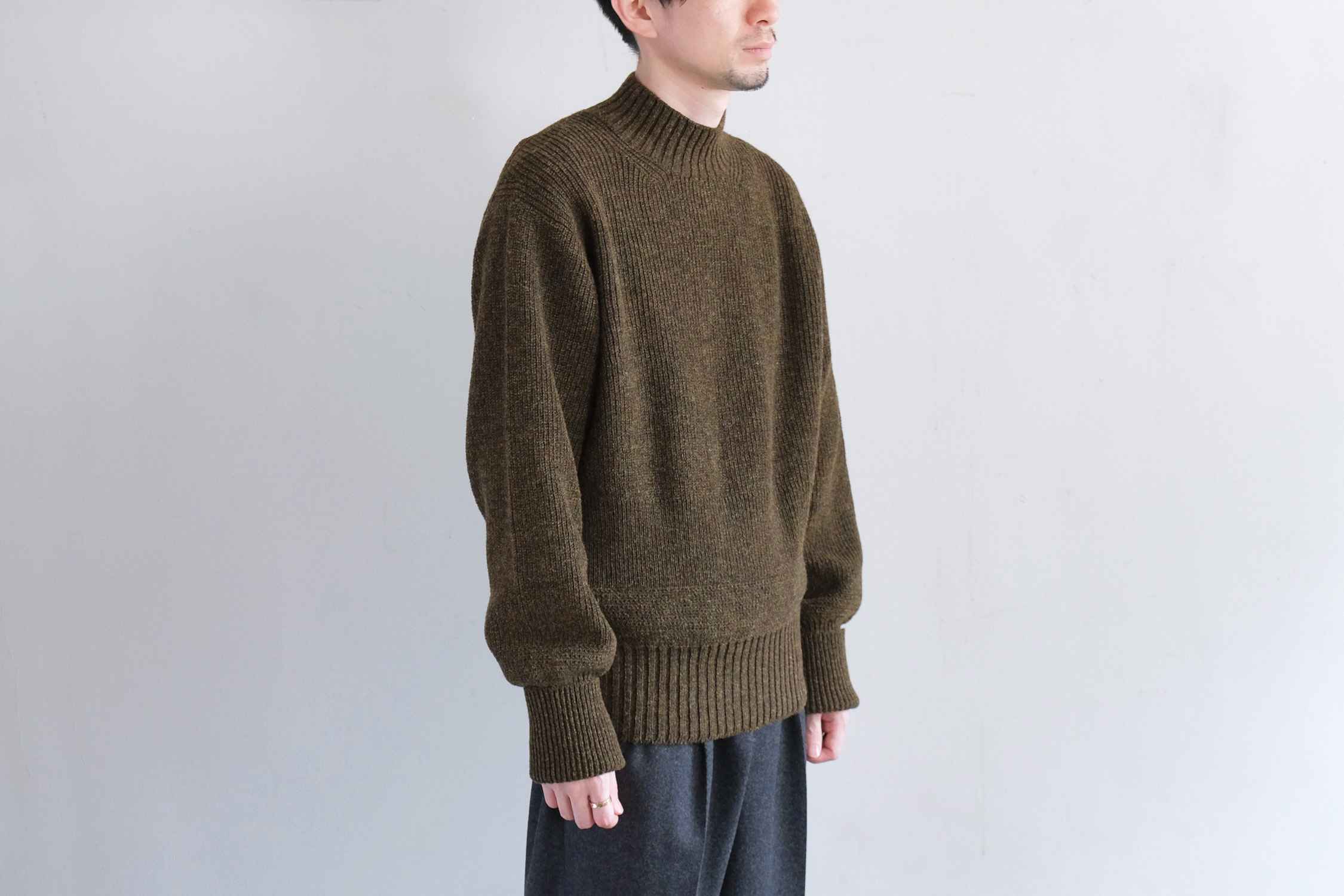 21AW】MAATEE&SONS M/N ARMY SWEATER - ニット/セーター