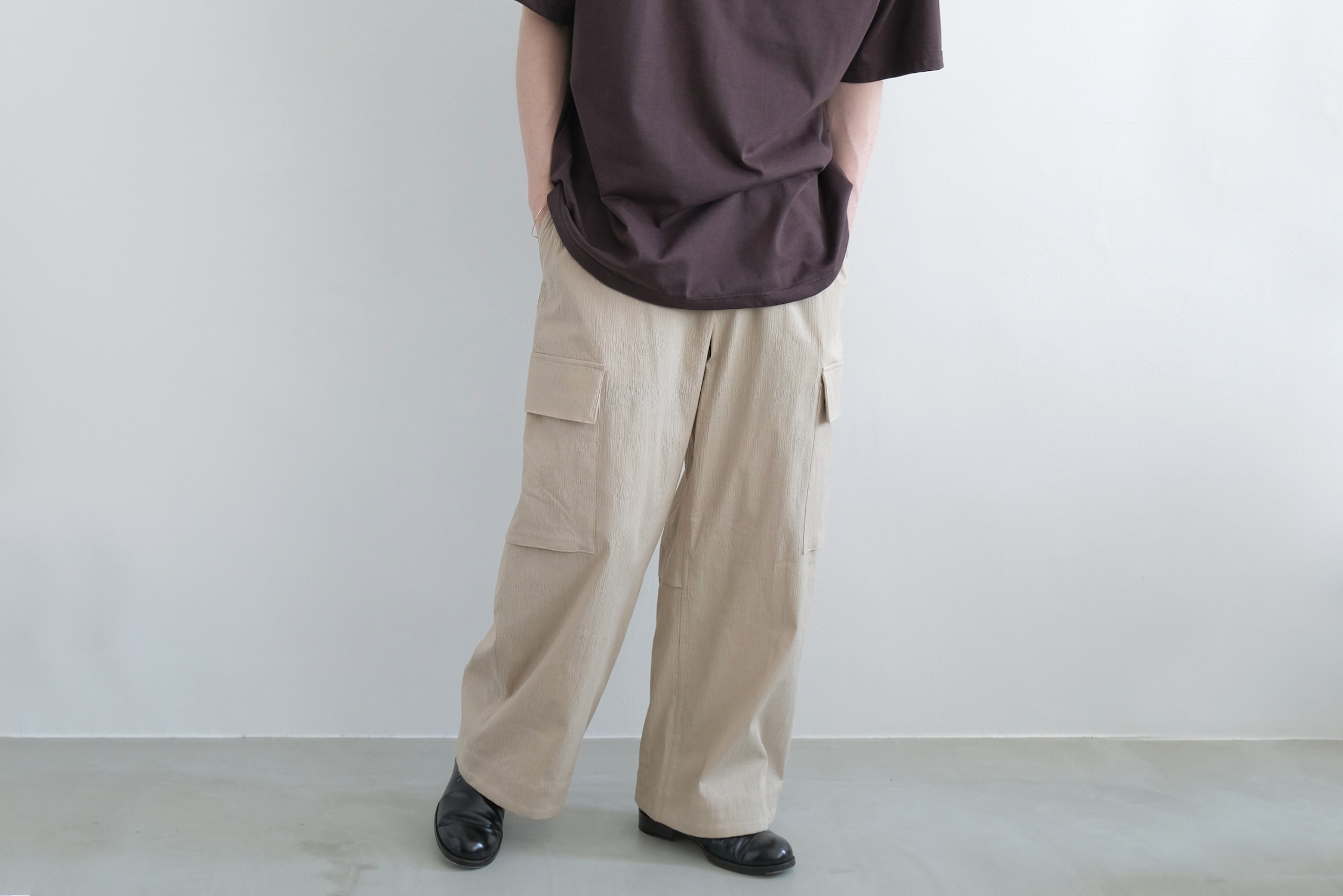 割引購入 CRAPE CLOTH CARGO PANTS サイズ3 asakusa.sub.jp