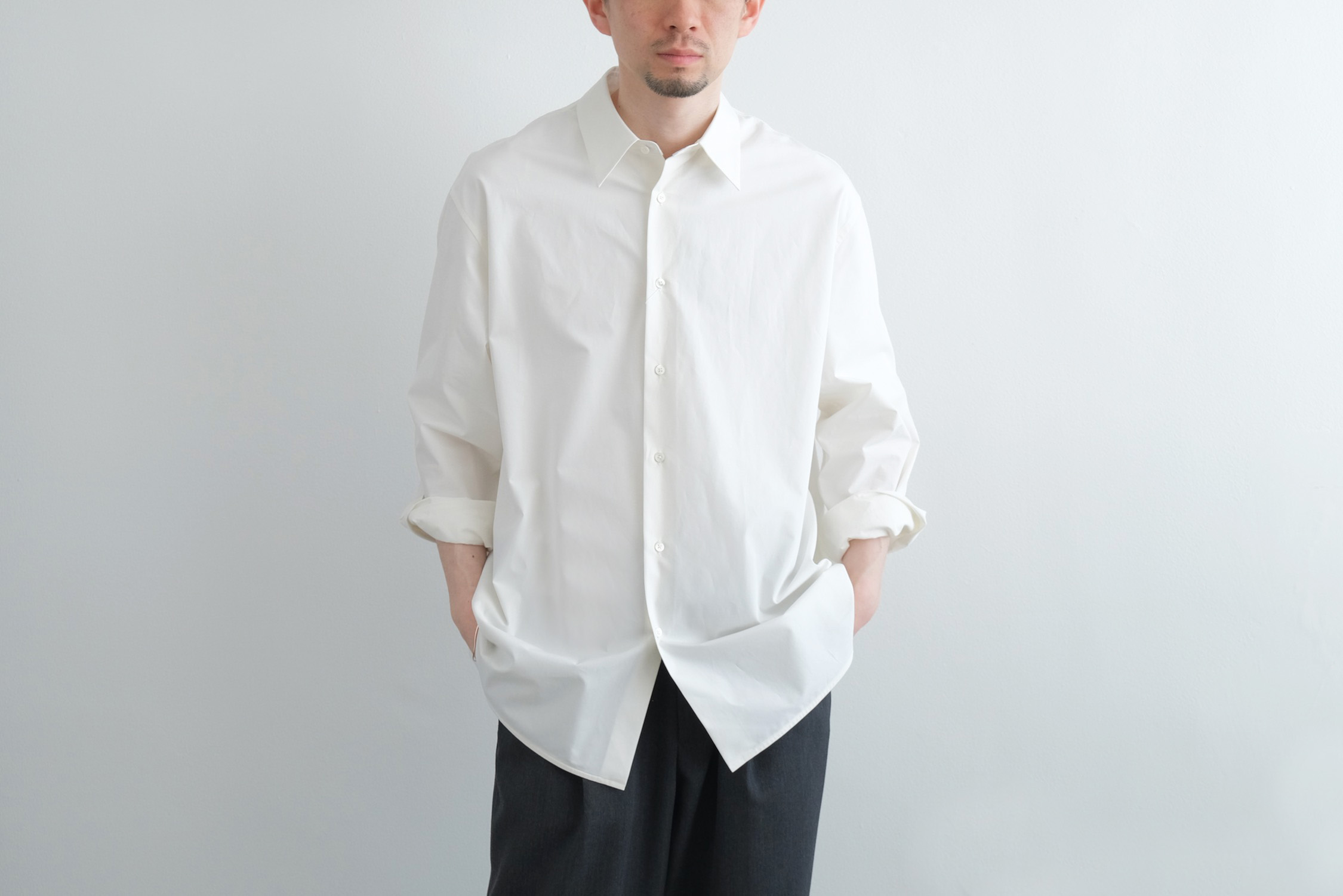 CLEAR HEAVY BROAD OVERSIZED SHIRTS | WUNDER