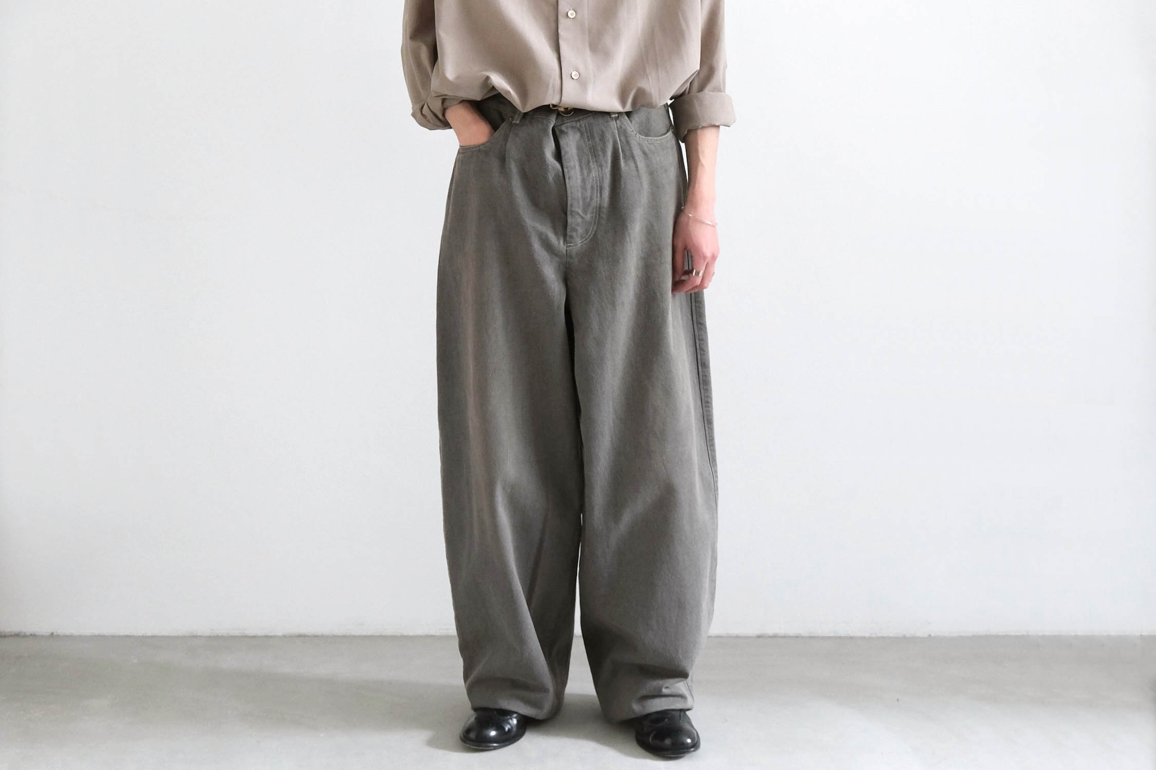 THE RERACS WIDE BARREL PANTS/ワイドバレルパンツ THE RERACS WIDE BARREL PANTS/ワイドバレルパンツ THE RERACS _